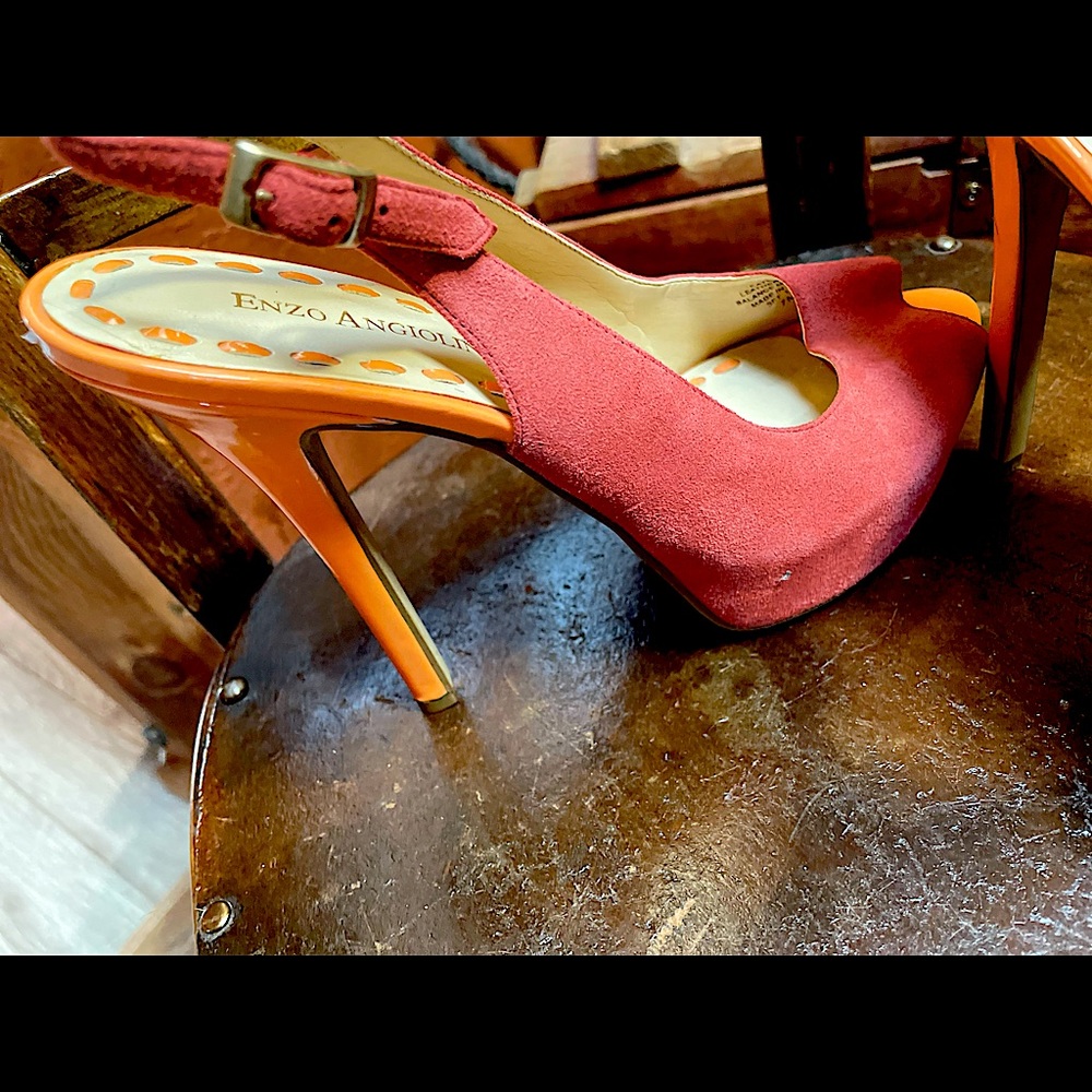 Enzo Angiolini heels with strap
